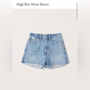Abercrombie High Rise Mom Shorts